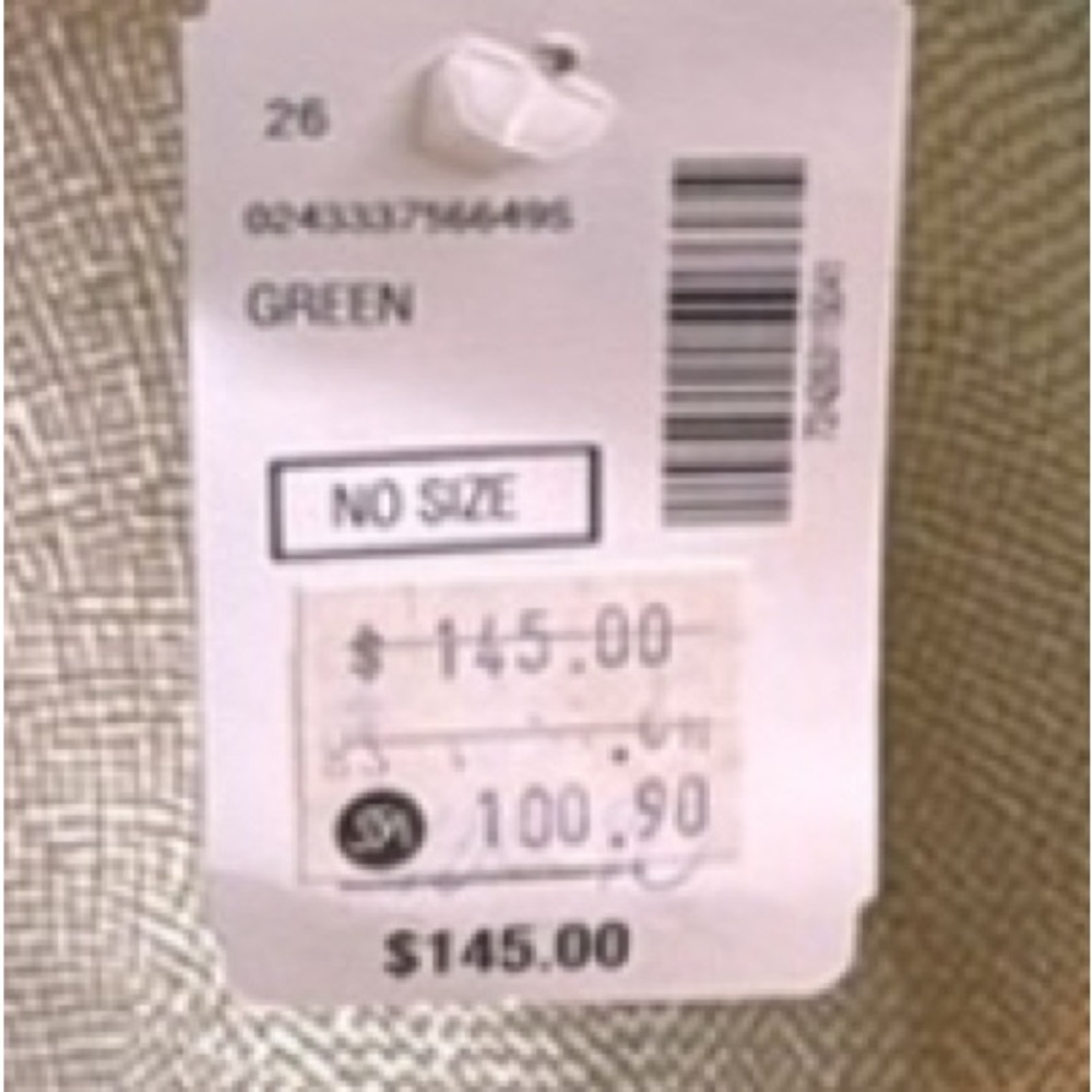 Vintage SAKS 5th AVENUE Light Green Hat NWT - Picture 6 of 9